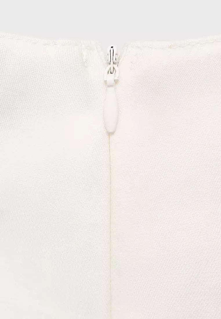 Halter-Neck Flared Top