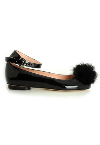MOSCHINO 黑色 Boutique Moschino女裝平底鞋(黑色) 06BF4SH314F08DGS_1