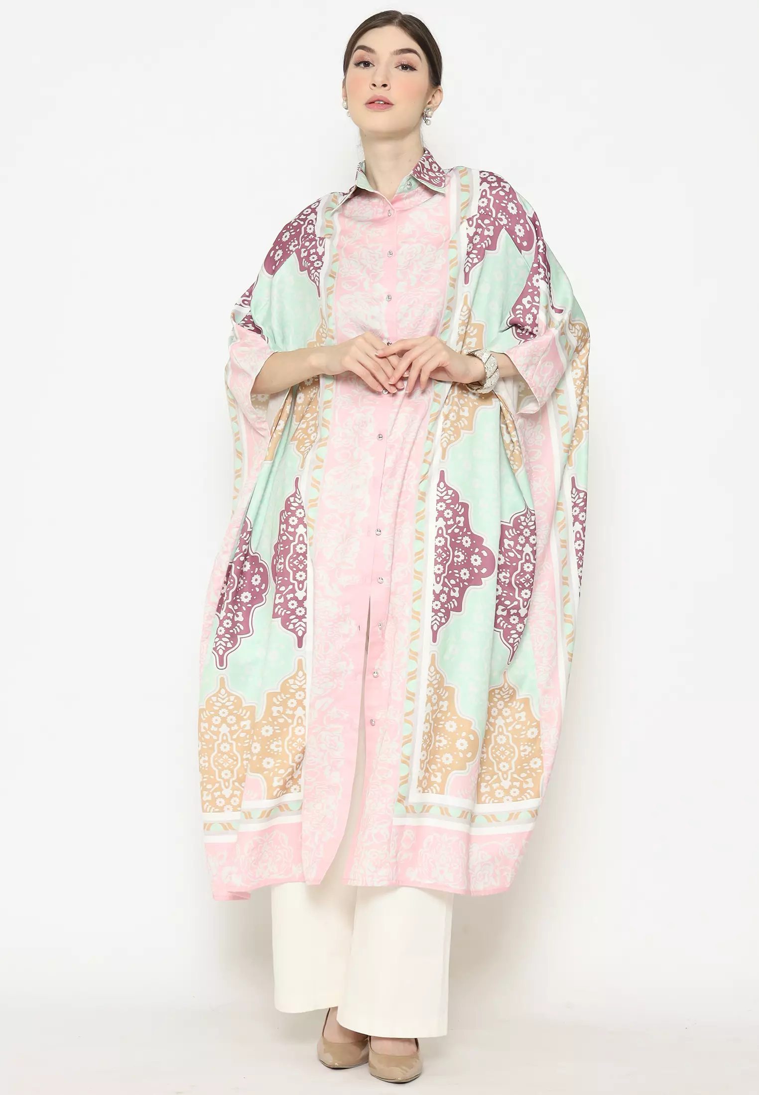 Kanzi Collared Kaftan