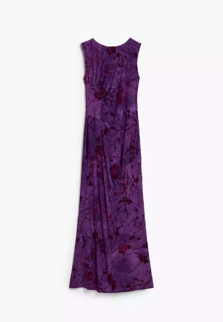 Oriental midi dress