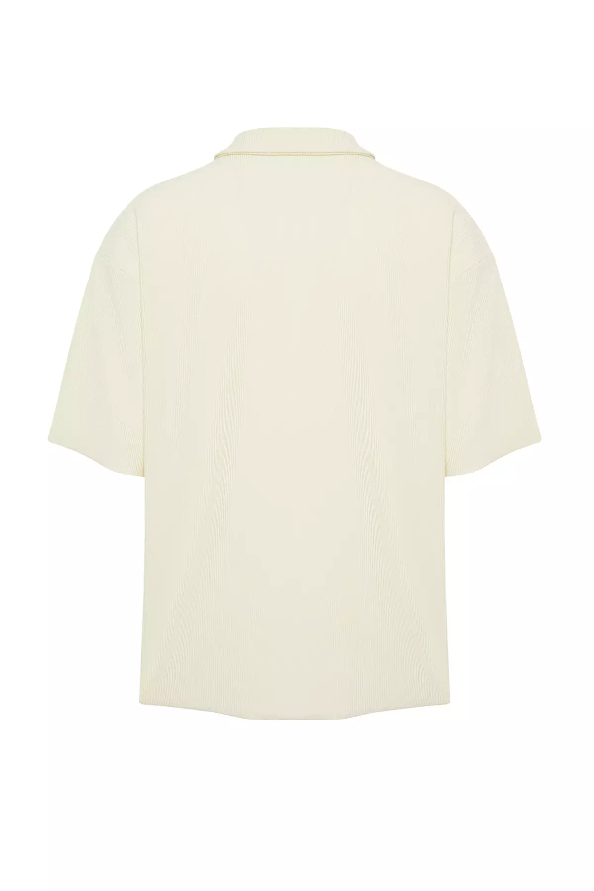 Textured Wrinkle Free Polo Shirt