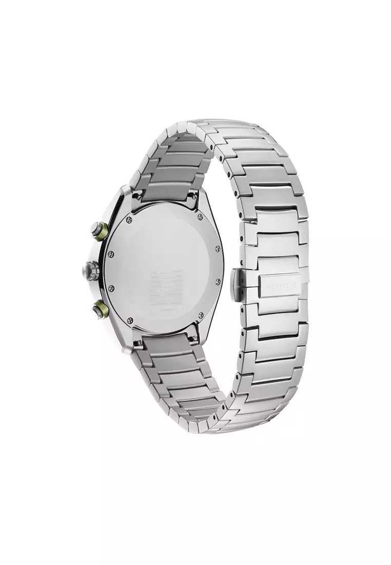 Essential White Chronograph Bracelet Watch, 40mm