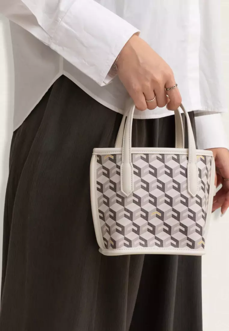 Christy Ng Russo Micro Tote Bag White