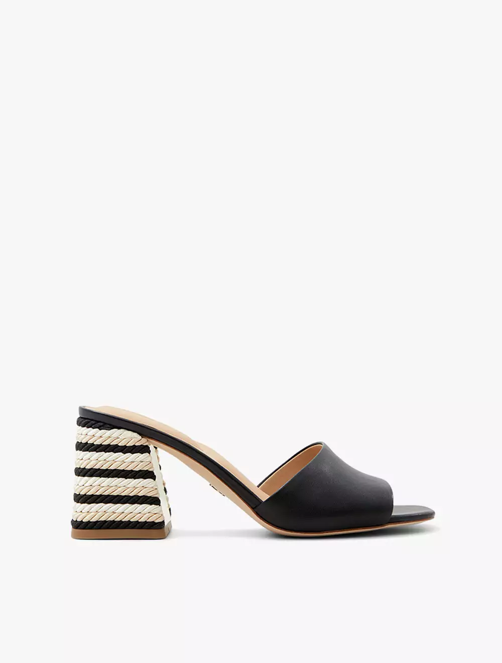 CHLOOE Mid Block Heel Sandal - Black
