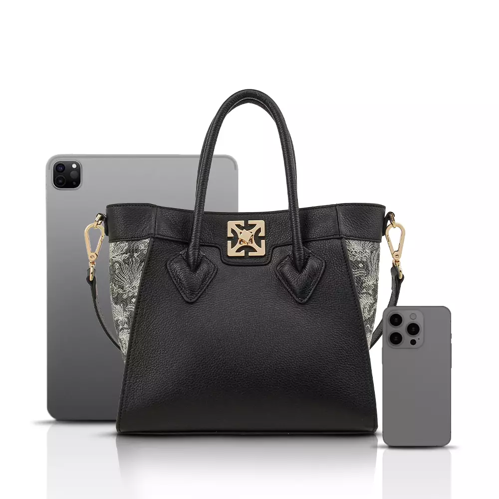 Canta Satchel Flower Prt