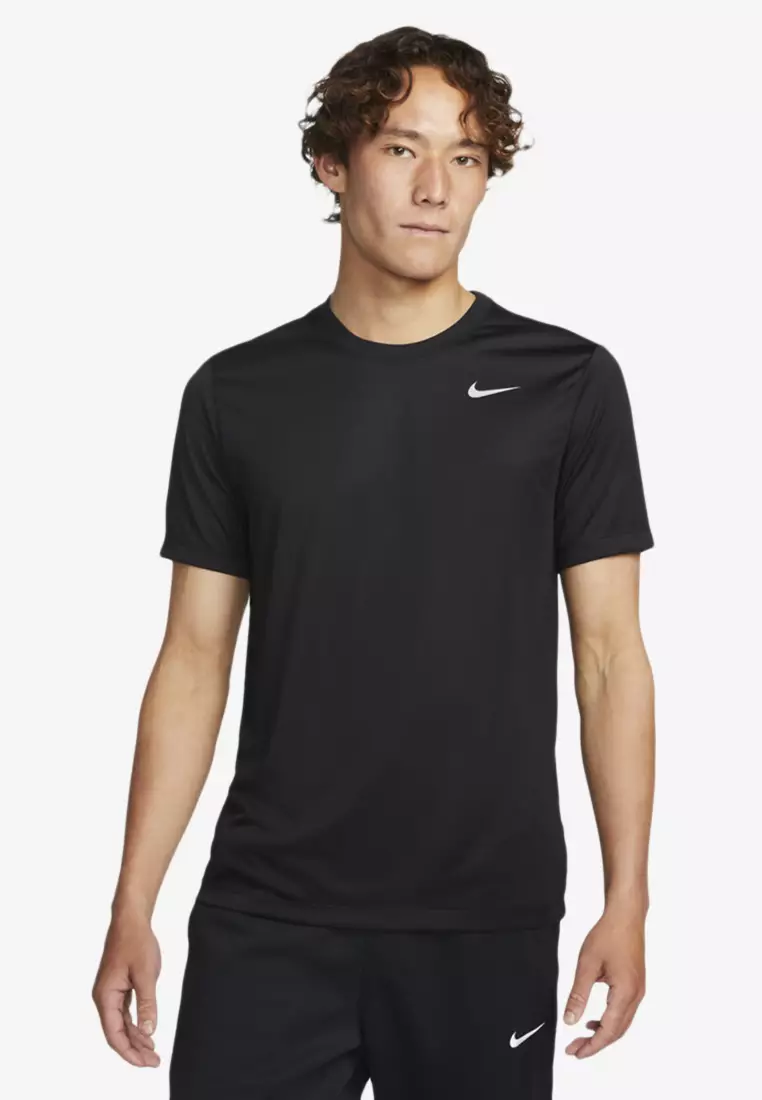 Plain black nike on sale top