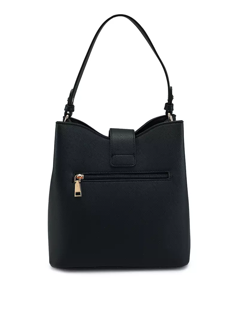 Saffiano Convertible Top Handle Bag