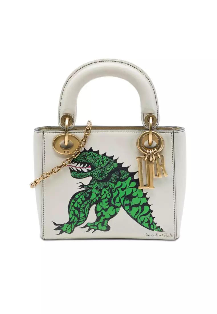 Pre-Loved Dior Limited Edition Niki De Saint Phalle Mini Calfskin Dragon Lady Dior