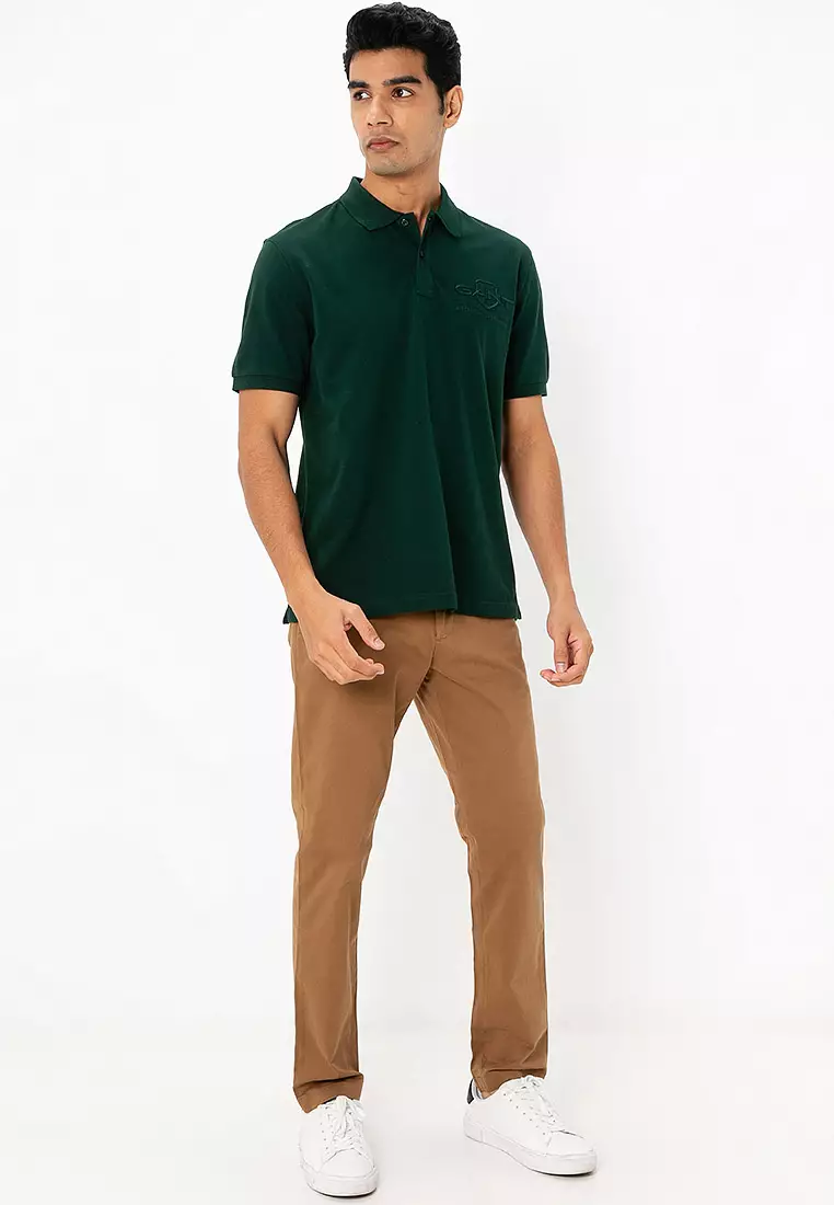 Tonal Shield Polo Shirt
