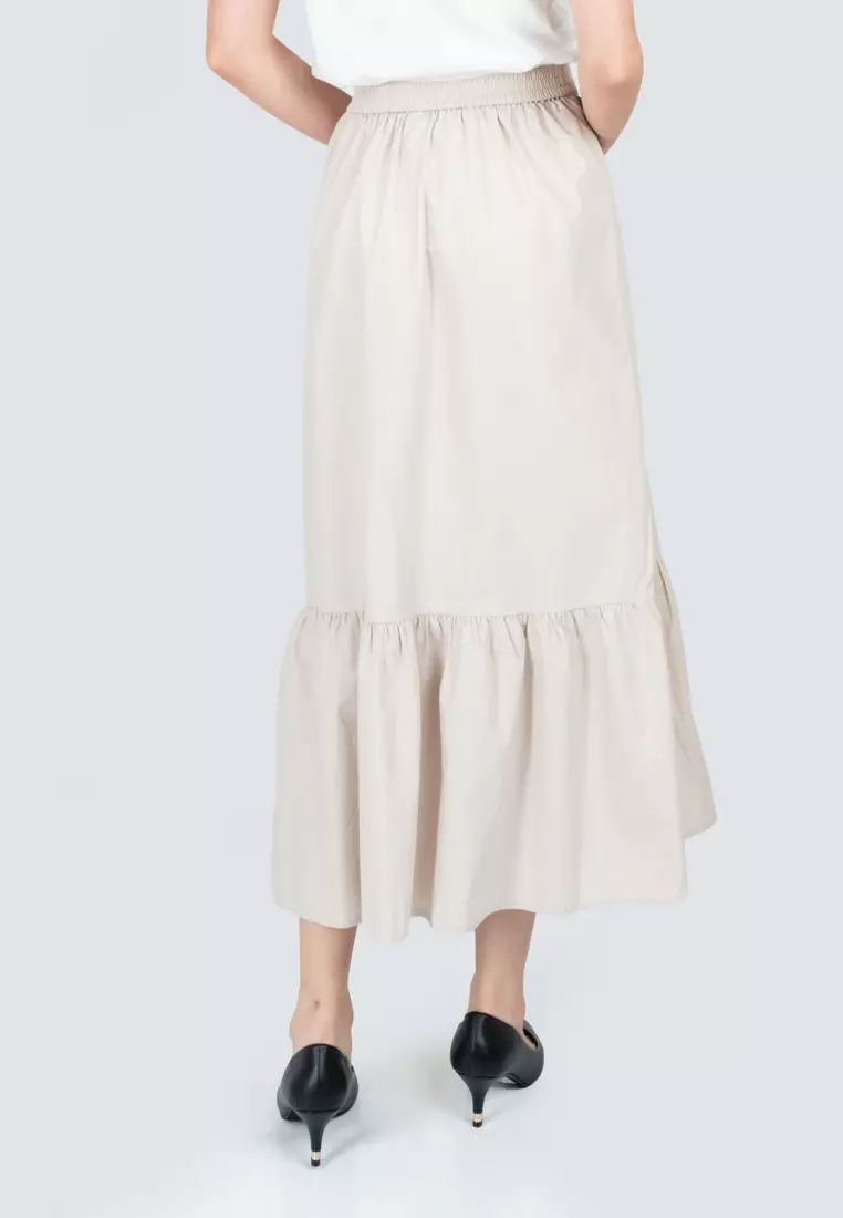 Polo Haus - Women’s Tiered Long Skirt WBLS003