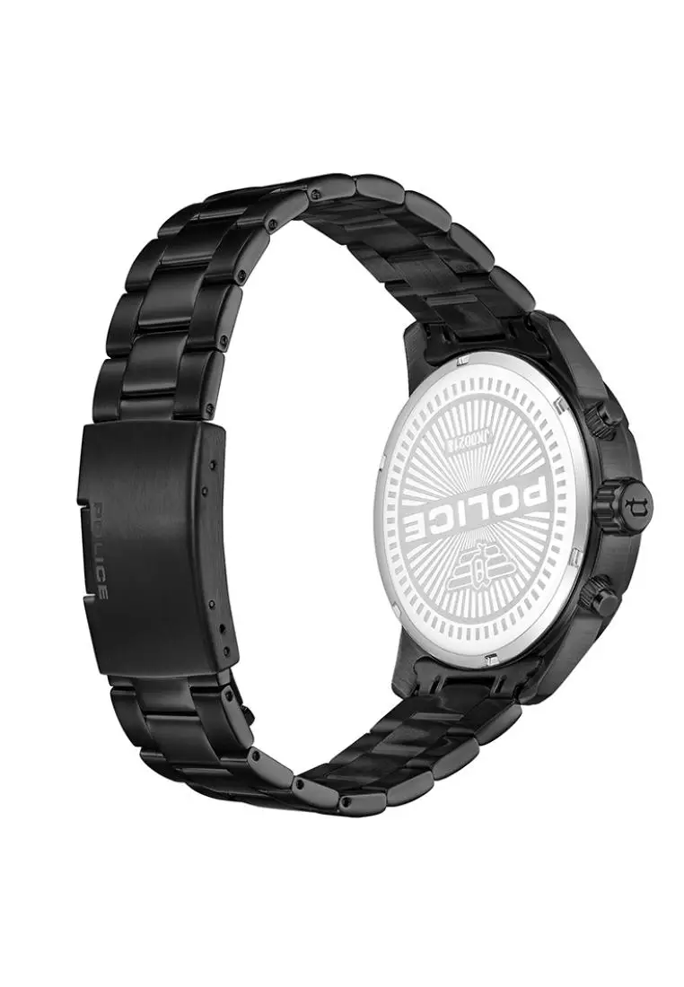 Police Neist Black Stainless Steel Analog Quartz Watch For Men PPEWJK0021806
