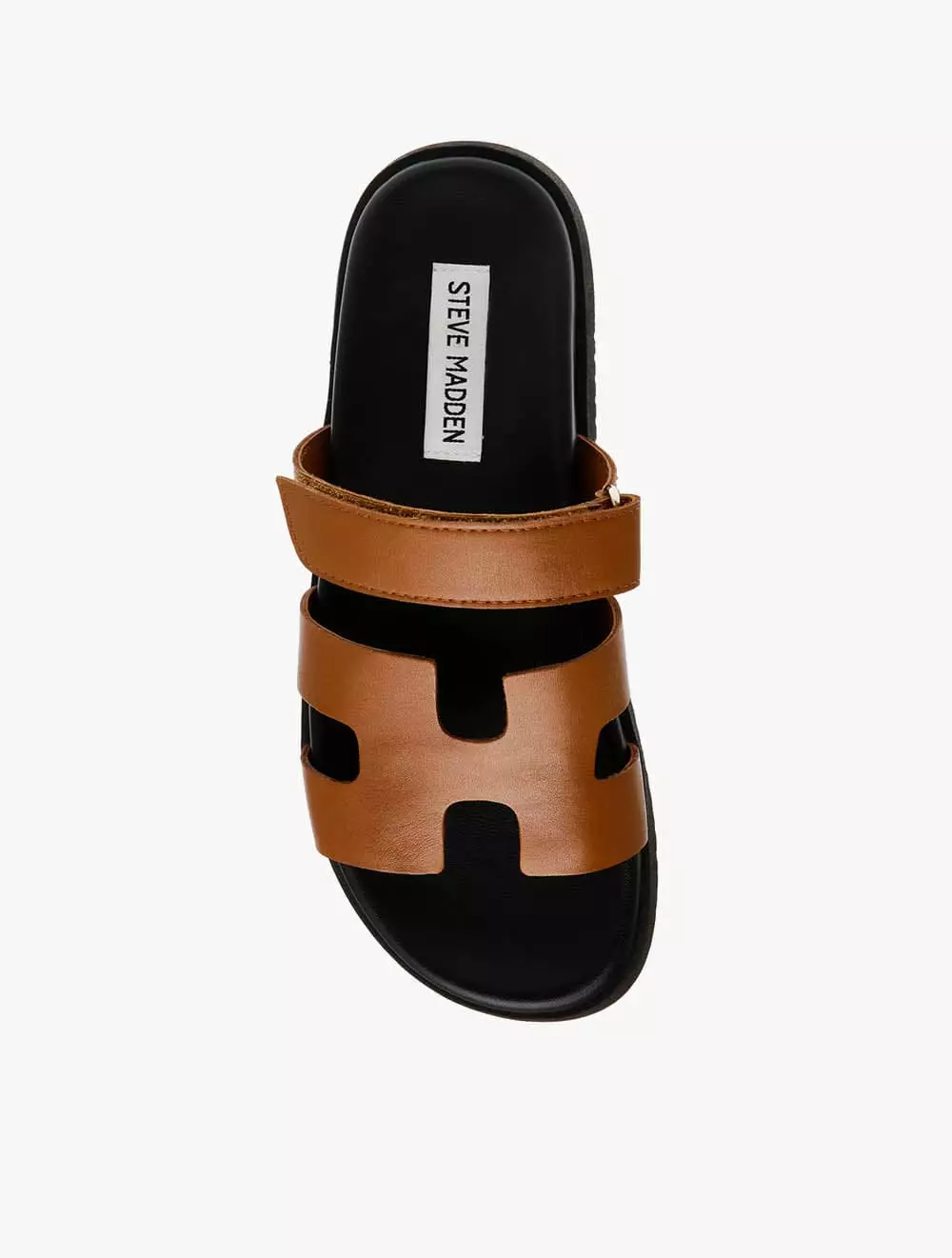 Steve Madden MAYVEN-CN Women's Flat Sandals- Cognac