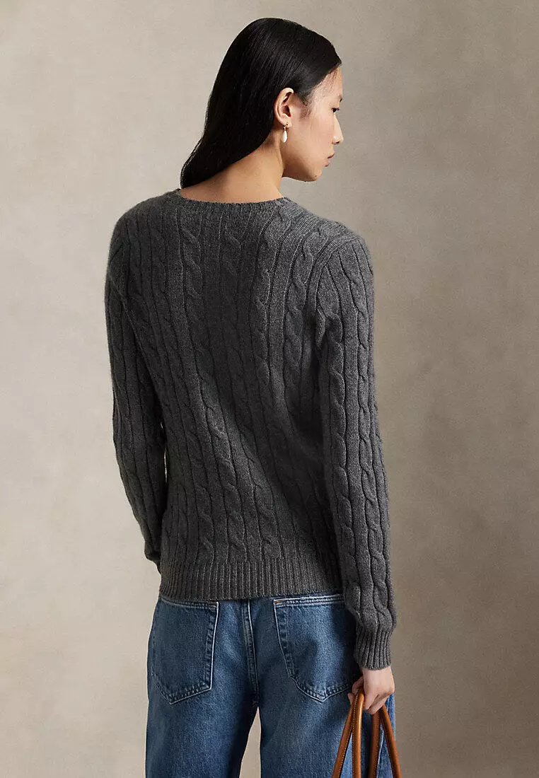 Buy Polo Ralph Lauren Cable-Knit Cashmere Sweater 2026 Online | ZALORA