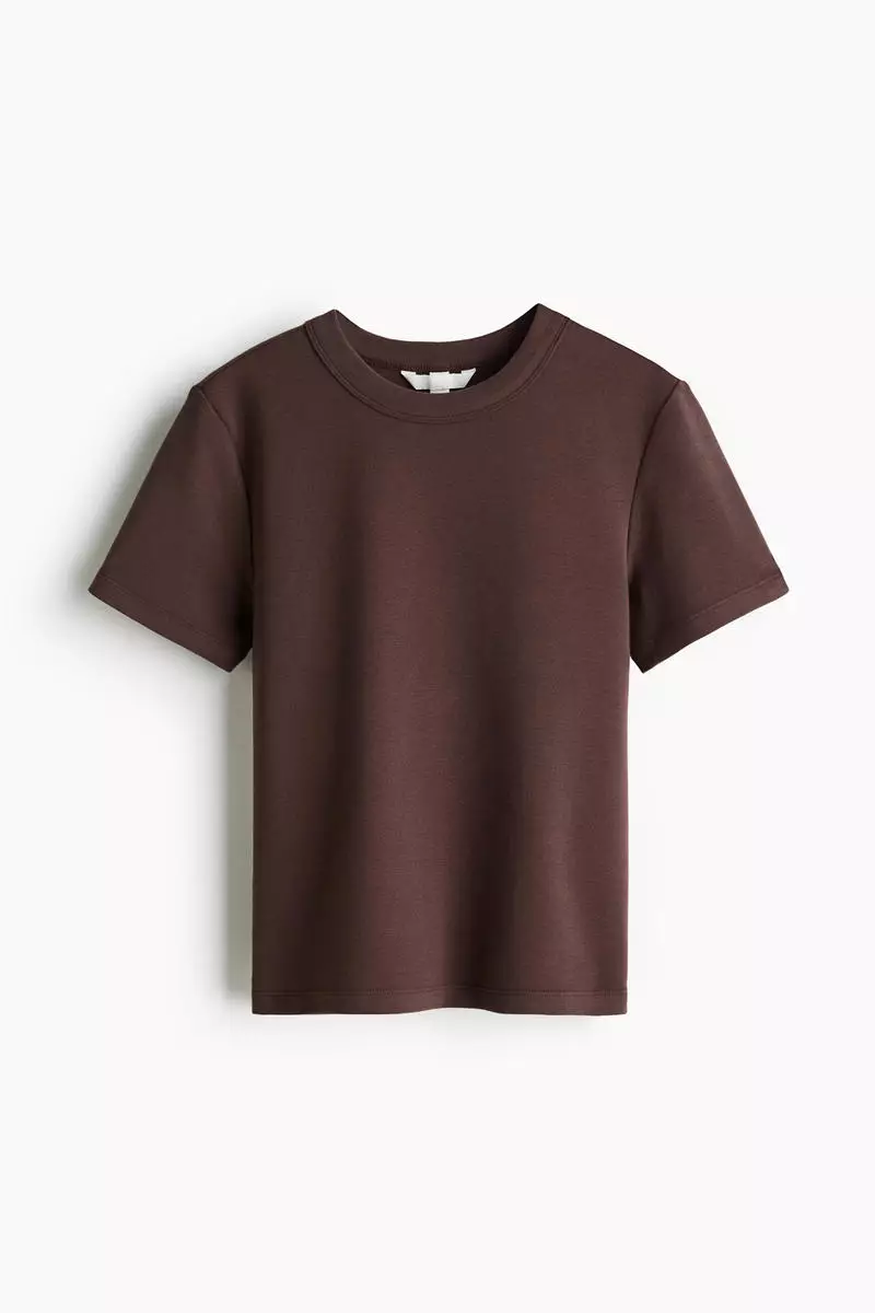 Fitted cotton T-shirt