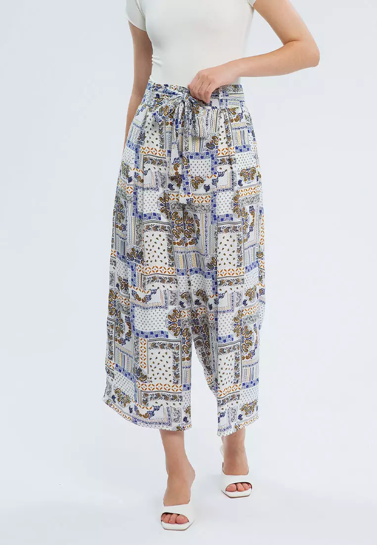 Minimal Karamina Pant Blue Yellow Warna BLUE YELLOW