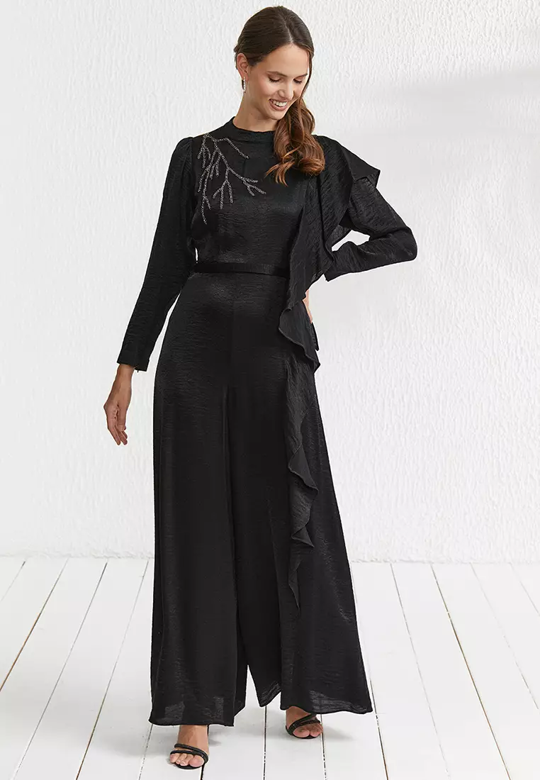 Tayra. Short sleeve jumpsuit