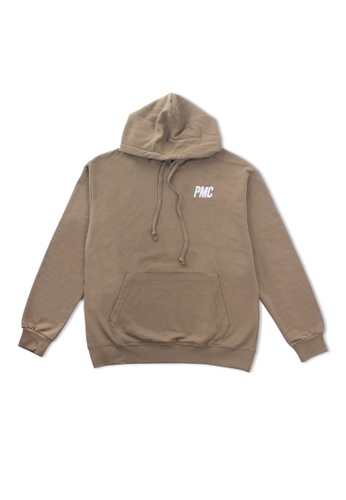 Pestle & Mortar Clothing Embroidered Strike Logo Hoodie Olive Green ...