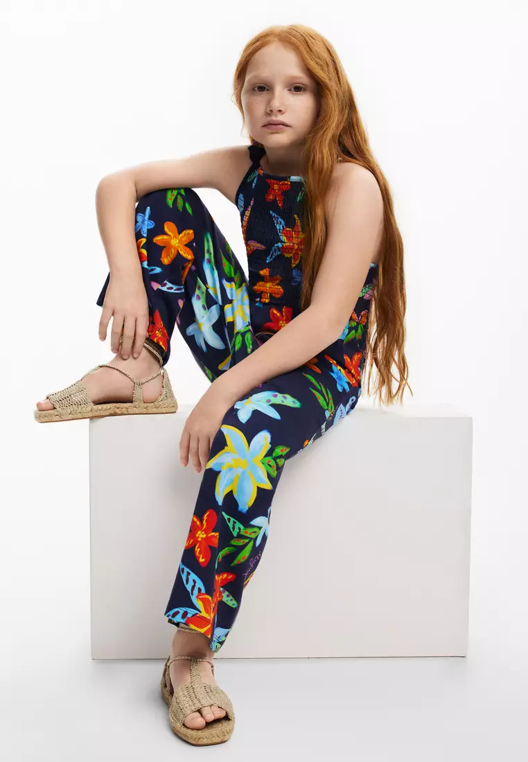 Floral print jumpsuit