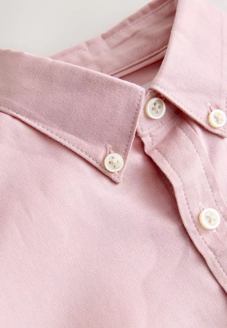 Short Sleeve Cotton Rich Oxford Shirt