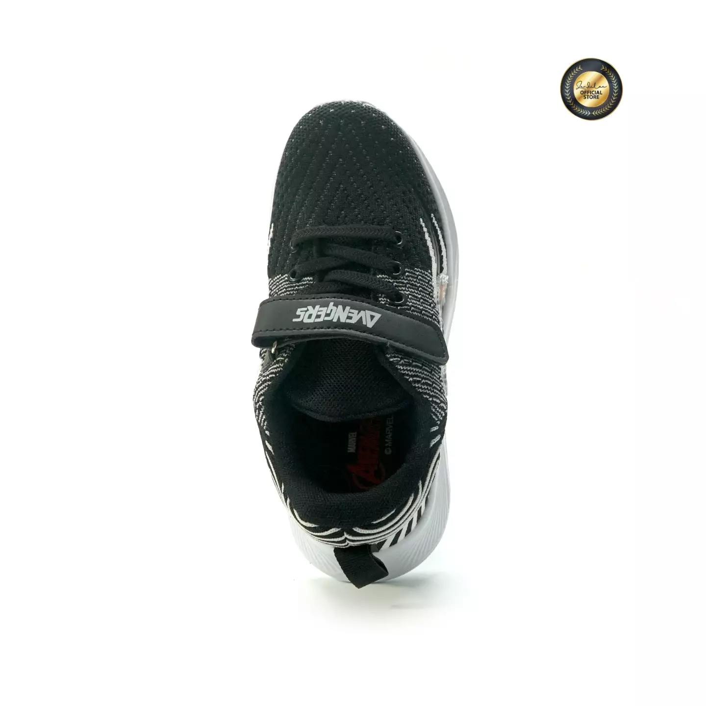 AVENGERS - SEPATU SNEAKERS ANAK LAKI TANGGUNG CH340371LT HITAM by Zandilac