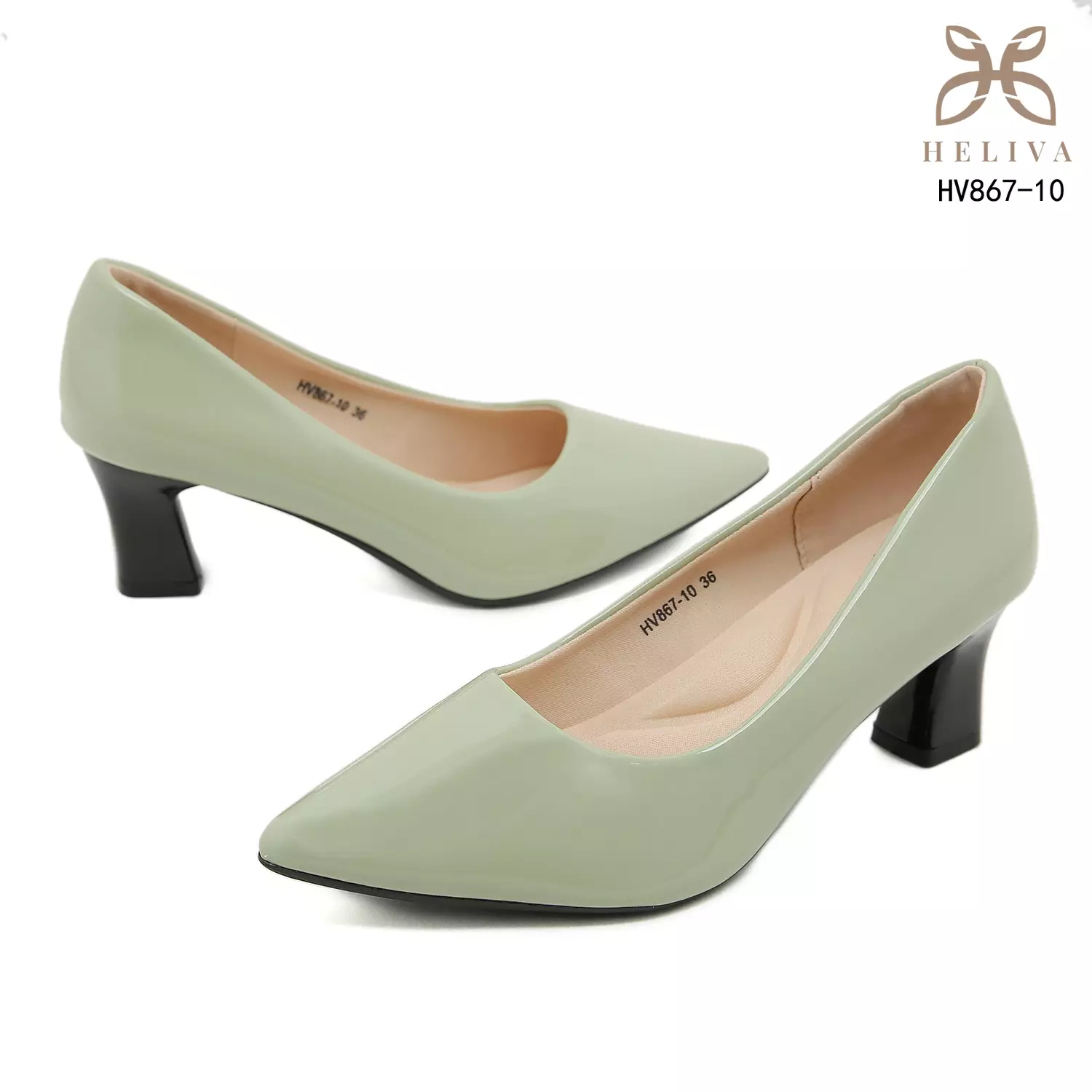 Heliva Livanna Classic Pointed Toe Glossy Heels 5.5cm Sole HV867-10