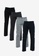 FOREST black Forest Stretchable Chino Pants Trousers Straight Cut Khakis Pant Men Cotton Men Long Pants - 610197 - 01Black 4FBF3AA2CC1181GS_7