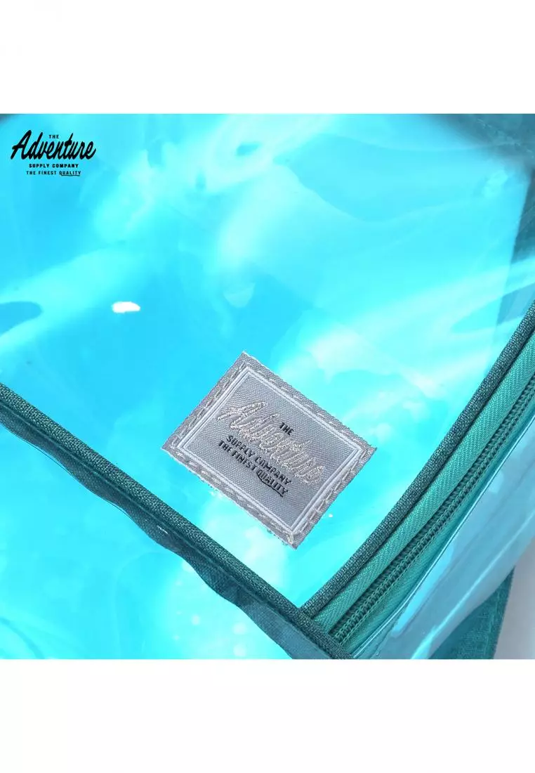 PVC Backpack Blanche