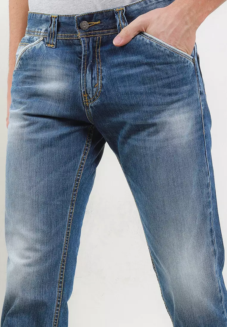 Slim Fit Denim Pants CFL077D