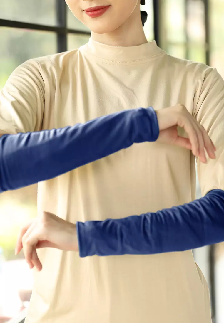 Zelena - Ashera Handsocks Seamless | Manset Tangan Wanita Inner - Navy