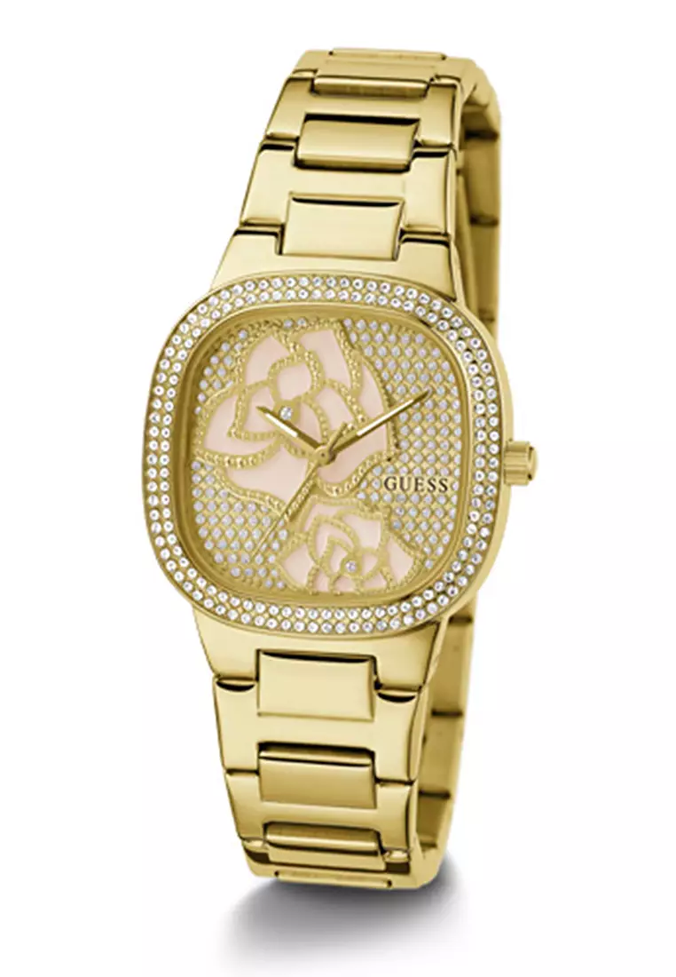 Guess women's outlet stainless steel watch