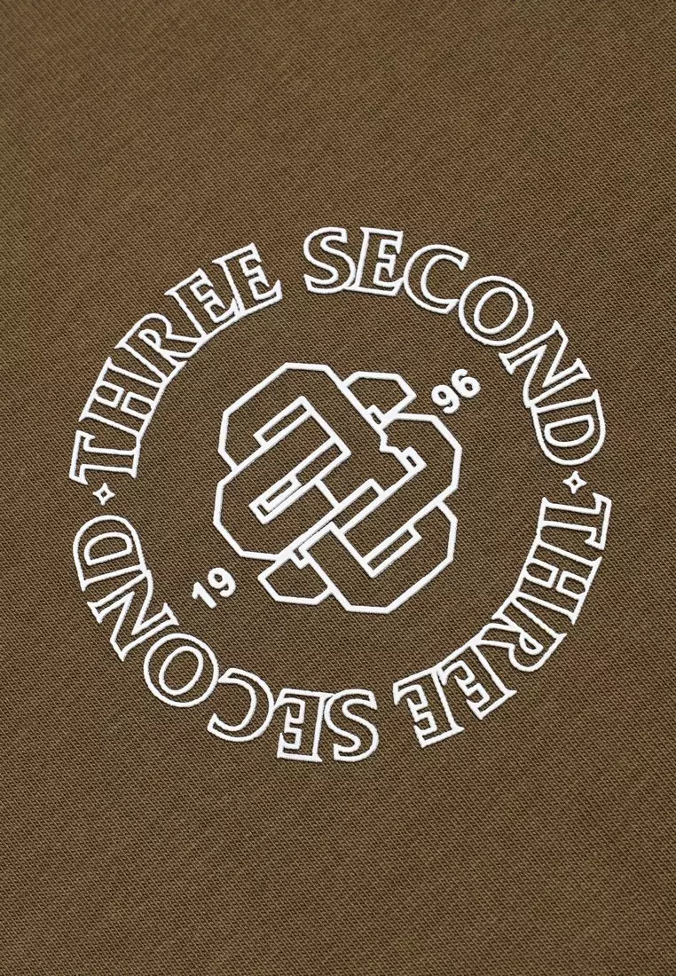 3Second Men's T-Shirt Short Sleeve Regular Fit Cotton Zord C020626
