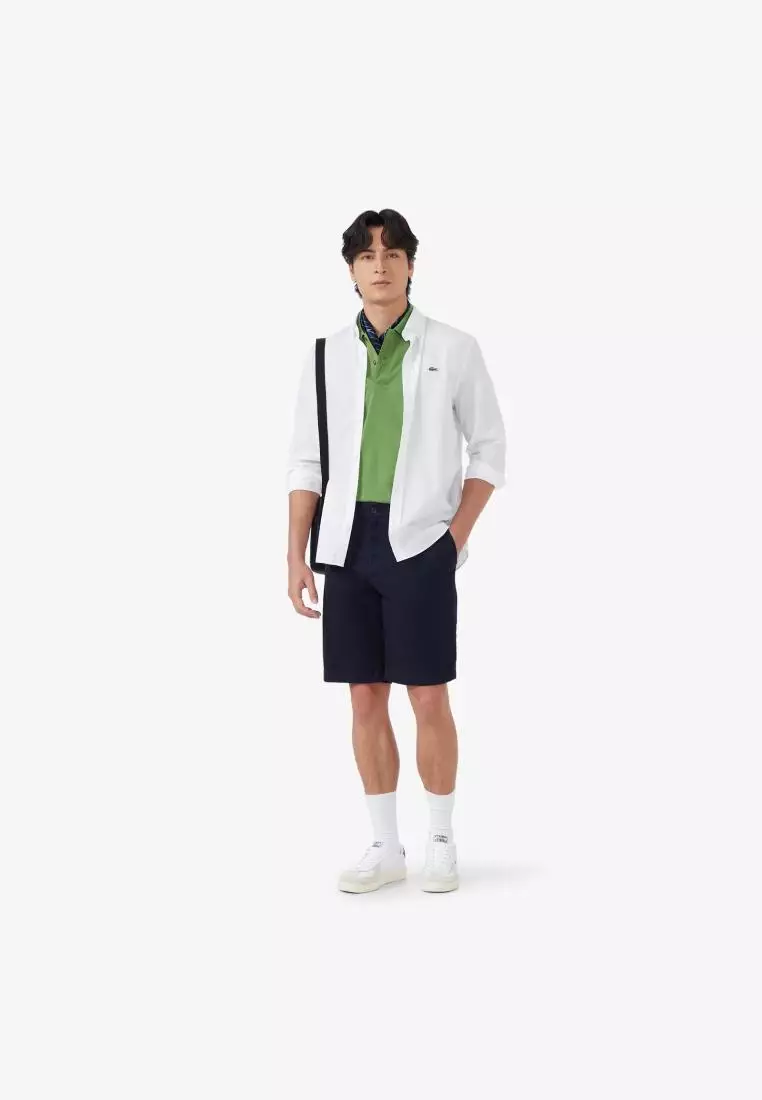 Regular Fit Stretch Poplin Shirt