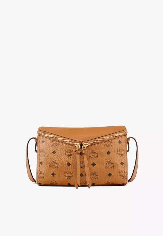 Diamant 3D Shoulder Bag in Visetos Leather Mix
