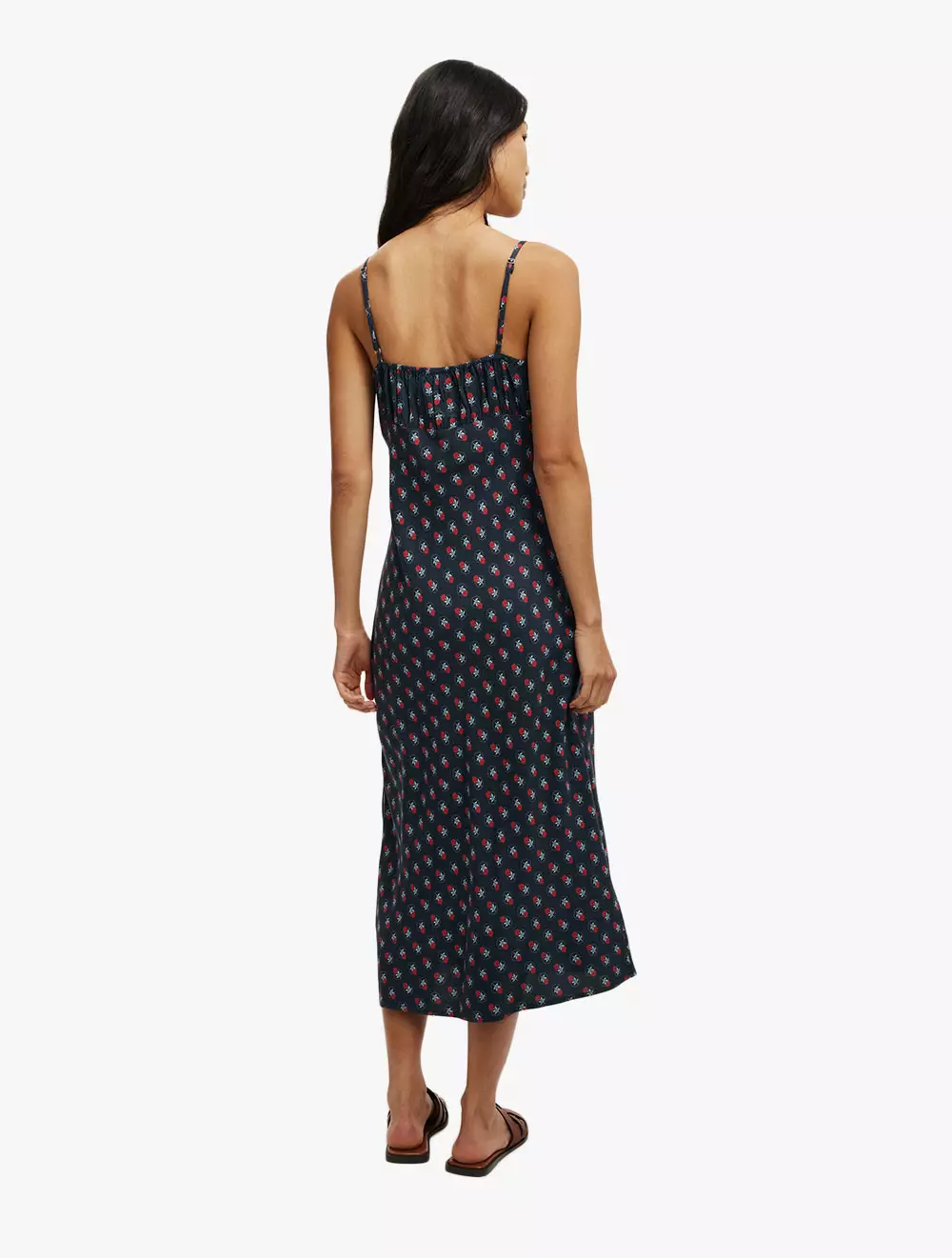 Cotton On - DRESSES - Skylar Ditsy Midi Dress - MILA DITSY INK NAVY