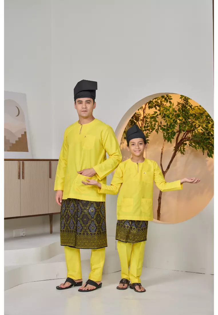Baju Melayu Moden Teluk Belanga For Kids