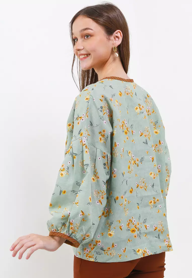 Sandra Blouse Top Lengan Panjang