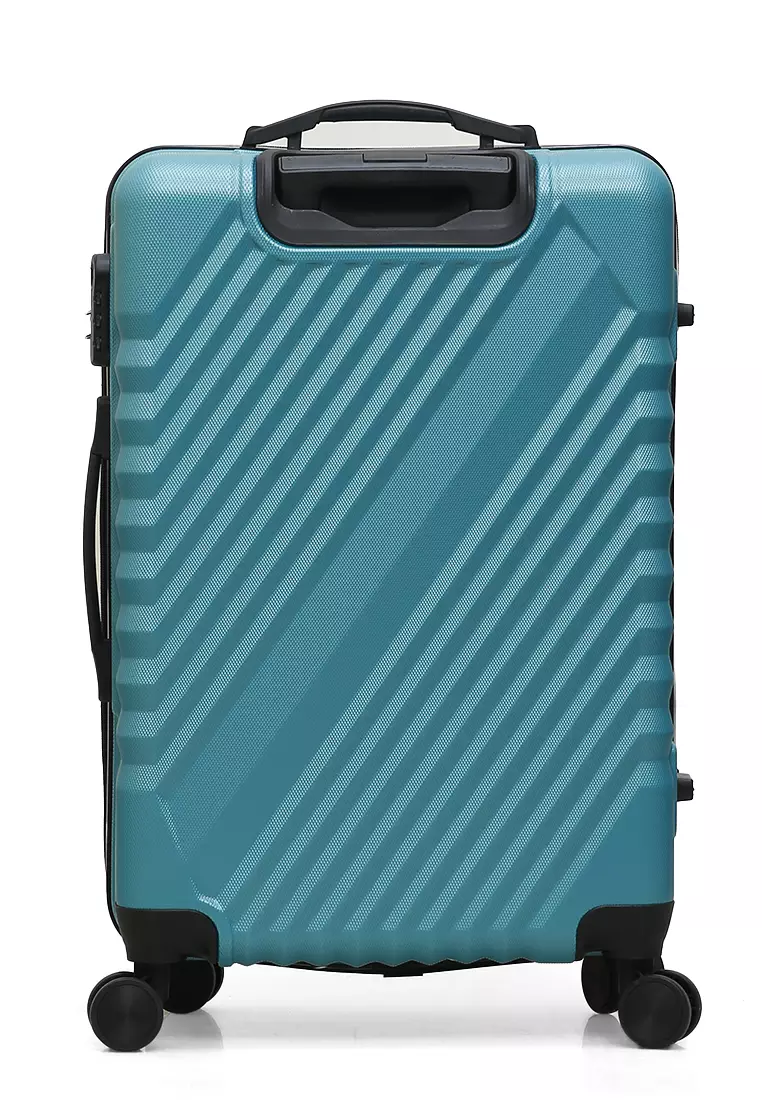 Isvara Tas Koper One Set Unisex Large Compartment Suitcase Number Code Locking Material Fiber ABS ORIGINAL - Tosca