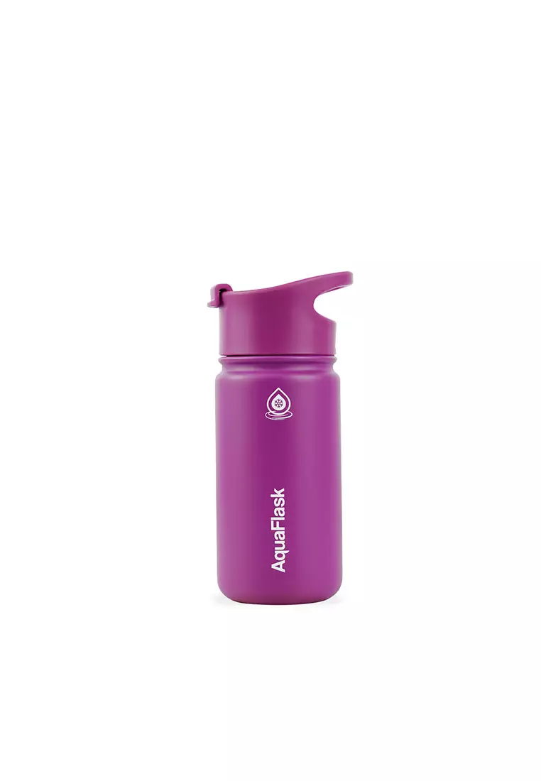 14oz Magenta Wide Mouth Water Bottle