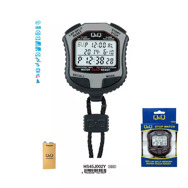 Jual Q Q Stopwatch Timer Q Q HS45 HS45J Original Stop Watch Alat