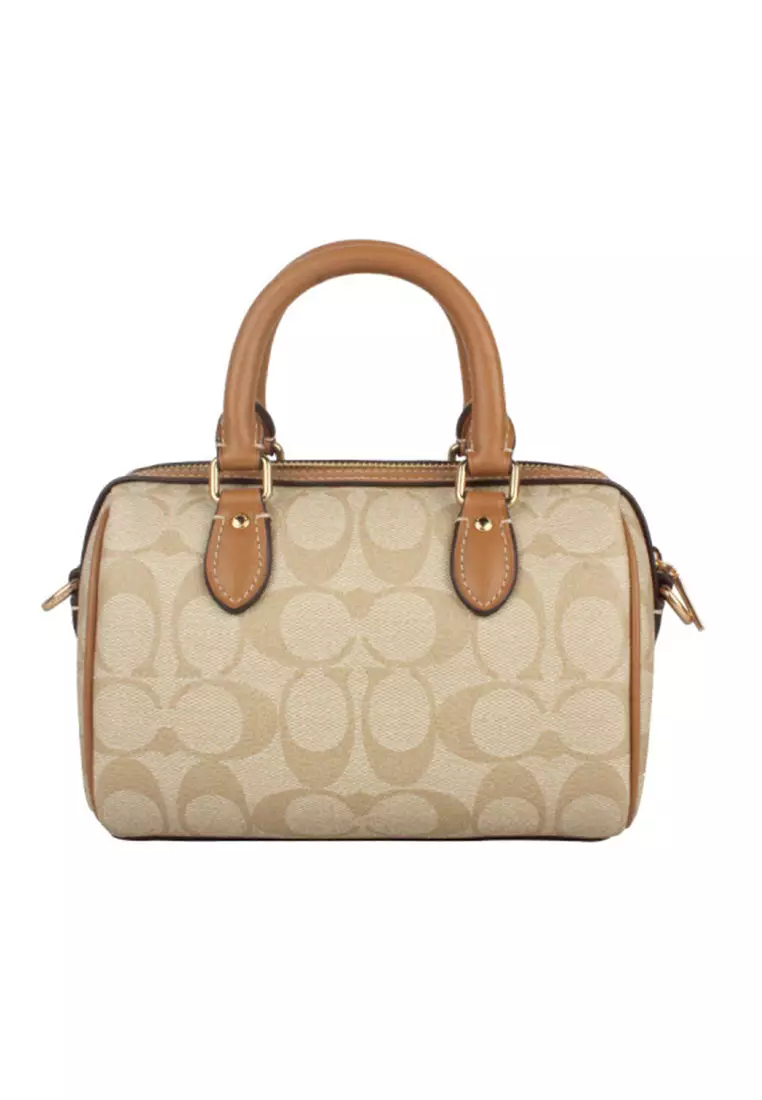 Buy Coach Mini Rowan Crossbody Bag In Signature Canvas With Stripe 