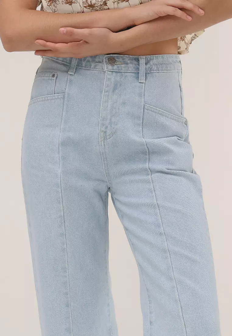 Denim Wide Leg Ladies Jeans