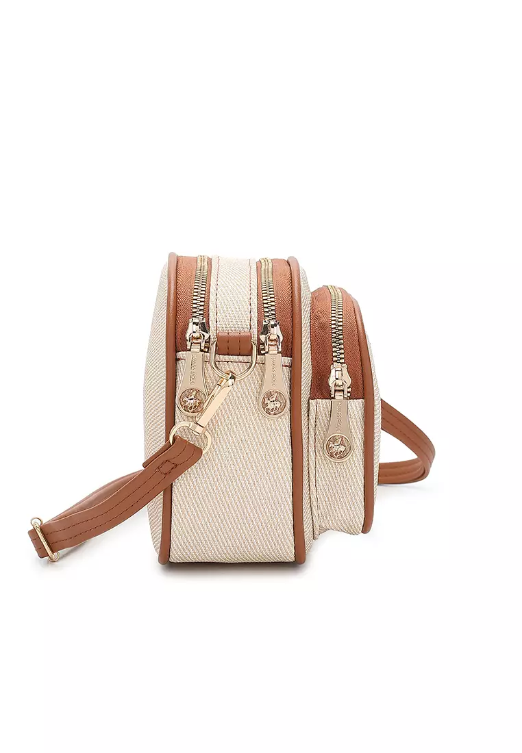 Women's Sling Bag / Crossbody Bag / Shoulder Bag - Beige