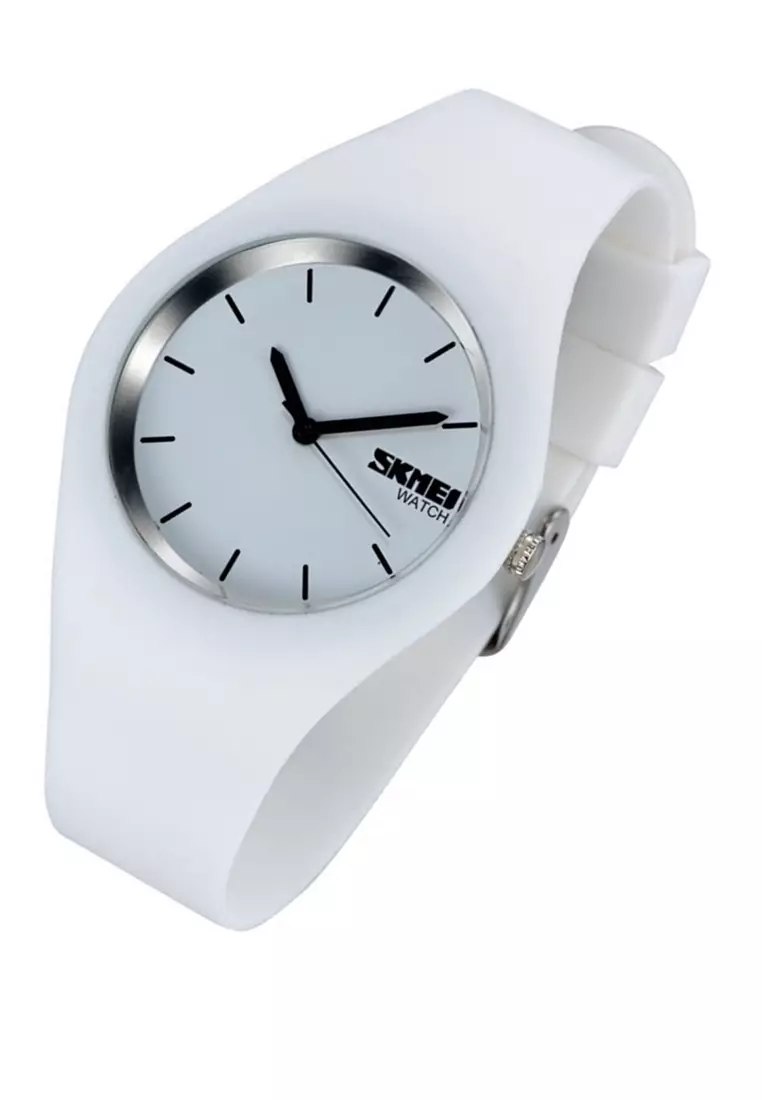 Jam Tangan Kasual Analog Wanita Waterproof Strap Tali Material Silicone SS11 ORIGINAL