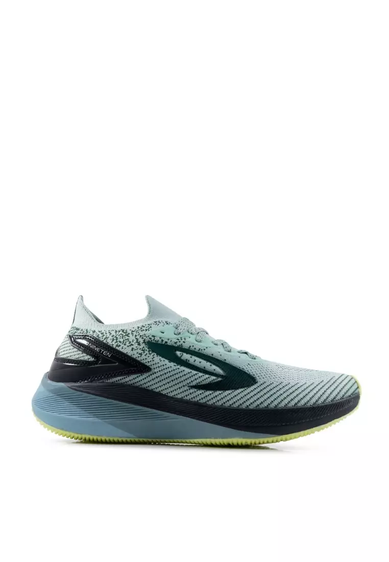 910 Nineten Haze Infiknit 1.0 Sepatu Lari - MINT/HIJAU/ABU