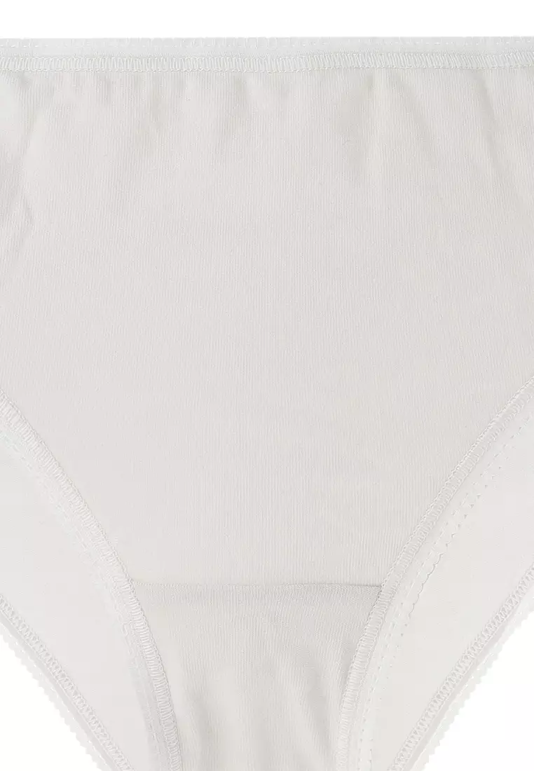 5pk Cotton Lycra™ Brazilian Knickers