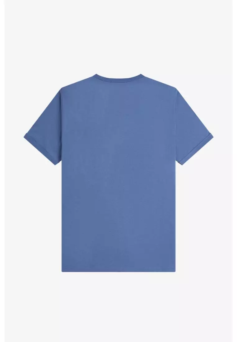 Fred Perry M3519 Ringer T-Shirt (Ace Blue)