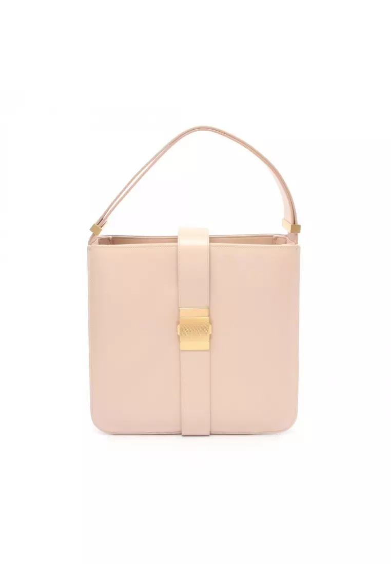 Pre-Loved BOTTEGA VENETA Marie one shoulder bag leather Light pink