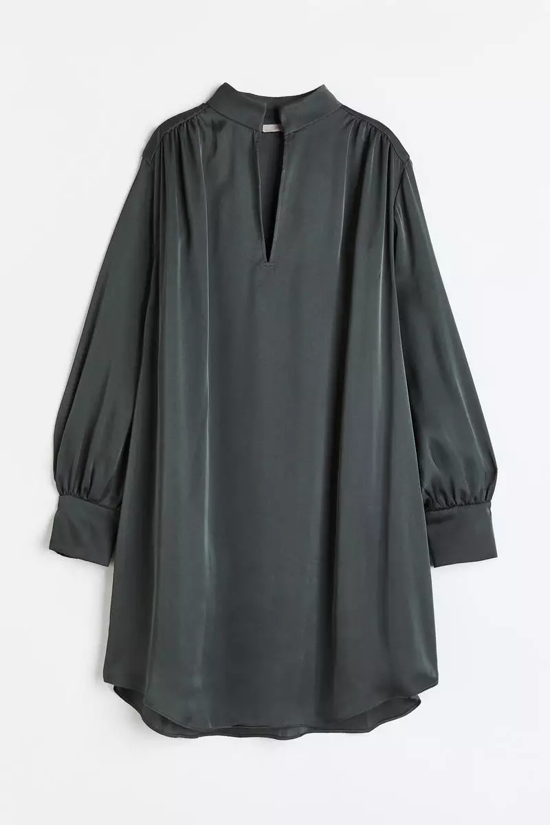 Buy H&M Satin tunic dress 2026 Online | ZALORA