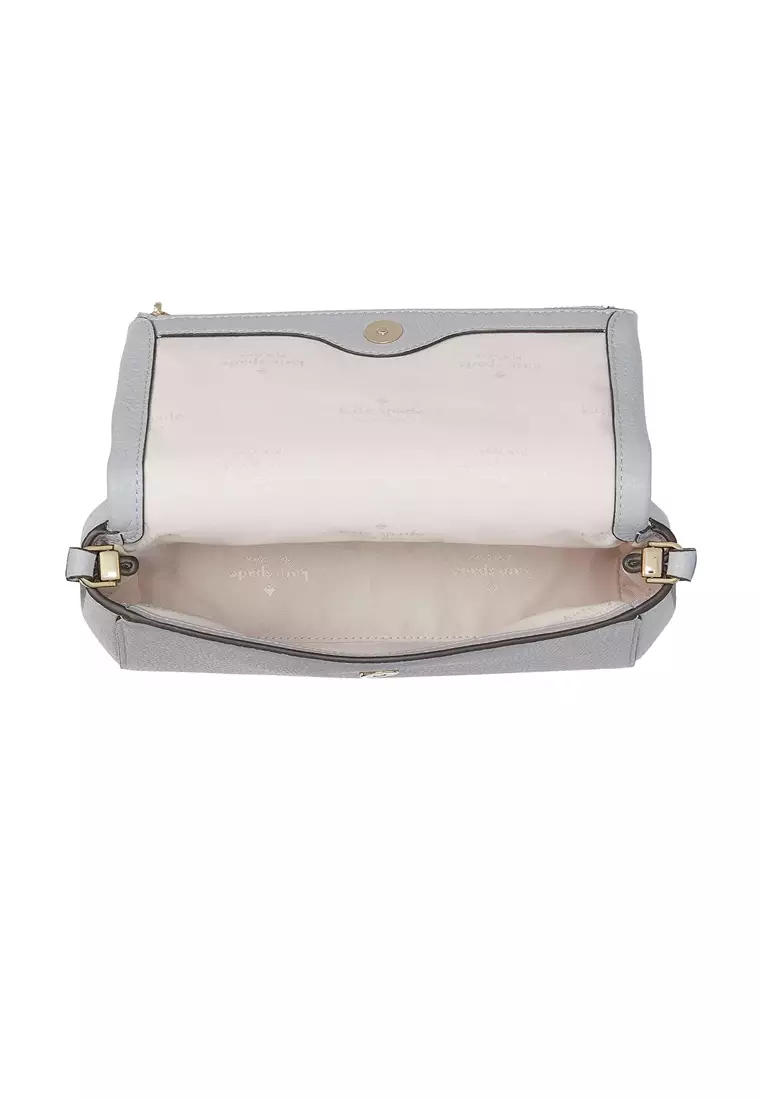 Buy Kate Spade Leila Mini Zip Crossbody Mountain Grey KE487 2026