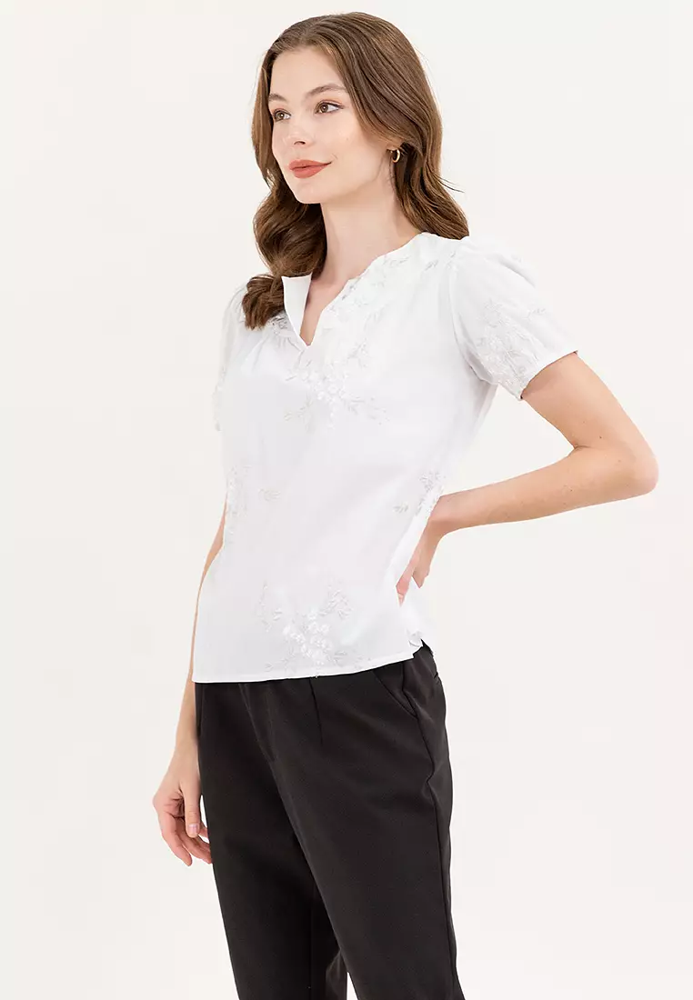 Lerma Embroidered Filipiniana Blouse